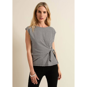 Phase Eight Halsey Houndstooth Jacquard Top